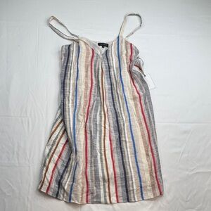 1. State Multicolor Striped Dress Gypsy night antique white multicolor SMALL s